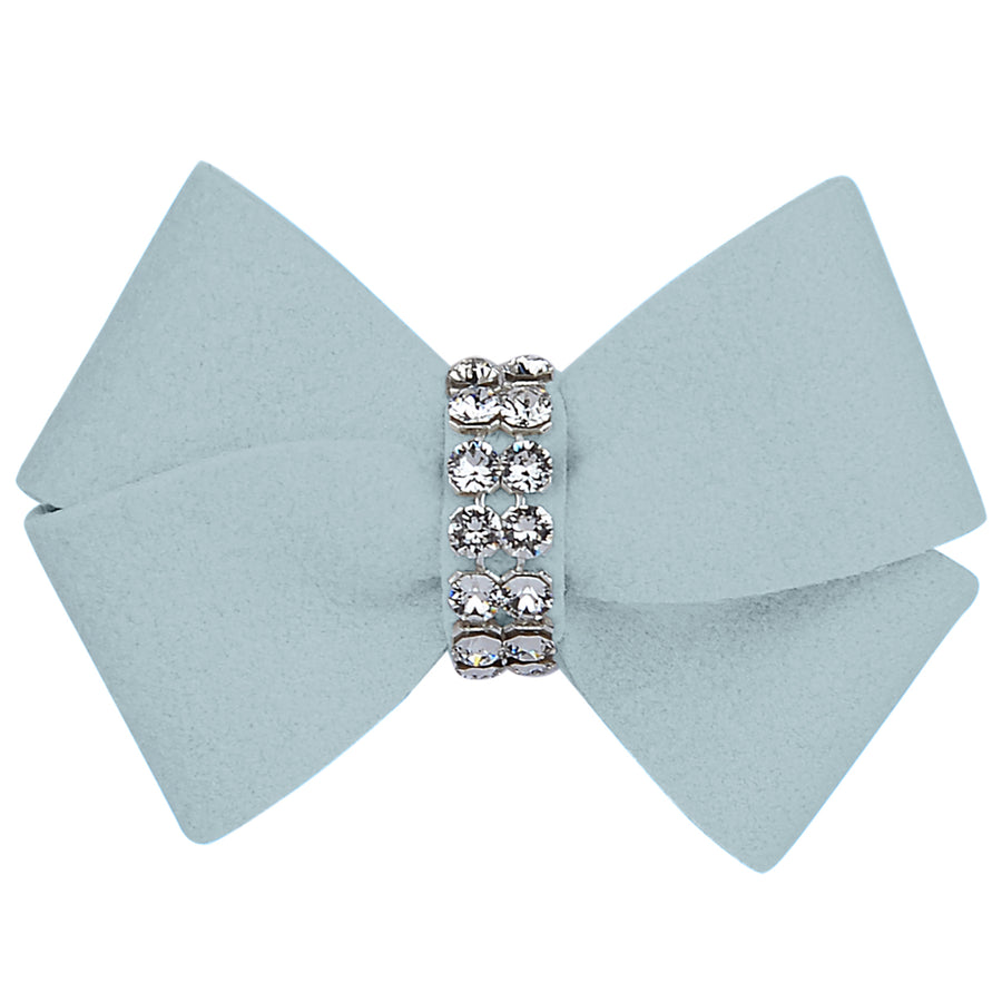 Puppy Blue Nouveau Bow Hair Bow