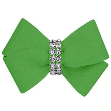 Green Nouveau Bow Hair Bow