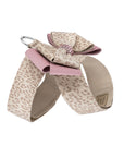 Baby Cheetah & Rosewood Double Nouveau Bow Tinkie Harness