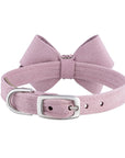 Baby Cheetah & Rosewood Double Nouveau Bow Collar