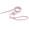 Baby Cheetah & Rosewood Double Nouveau Bow Leash