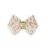 Baby Cheetah with Gold Giltmore Nouveau Bow Hair Bow