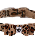 Cheetah Couture Big Bow Collar