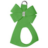 Green Nouveau Bow Step In Harness from Susan Lanci Designs - front view