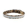 Cheetah 3 Row Pearl Giltmore 1/2" Collar