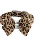 Cheetah Pearl Giltmore Nouveau Bow 1/2" Collar