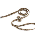 Cheetah Pearl Giltmore Nouveau Bow Leash