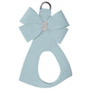 Puppy Blue Nouveau Bow Step In Harness from Susan Lanci Designs - front view