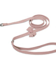 Rosewood Nouveau Bow with Pink Giltmore Leash