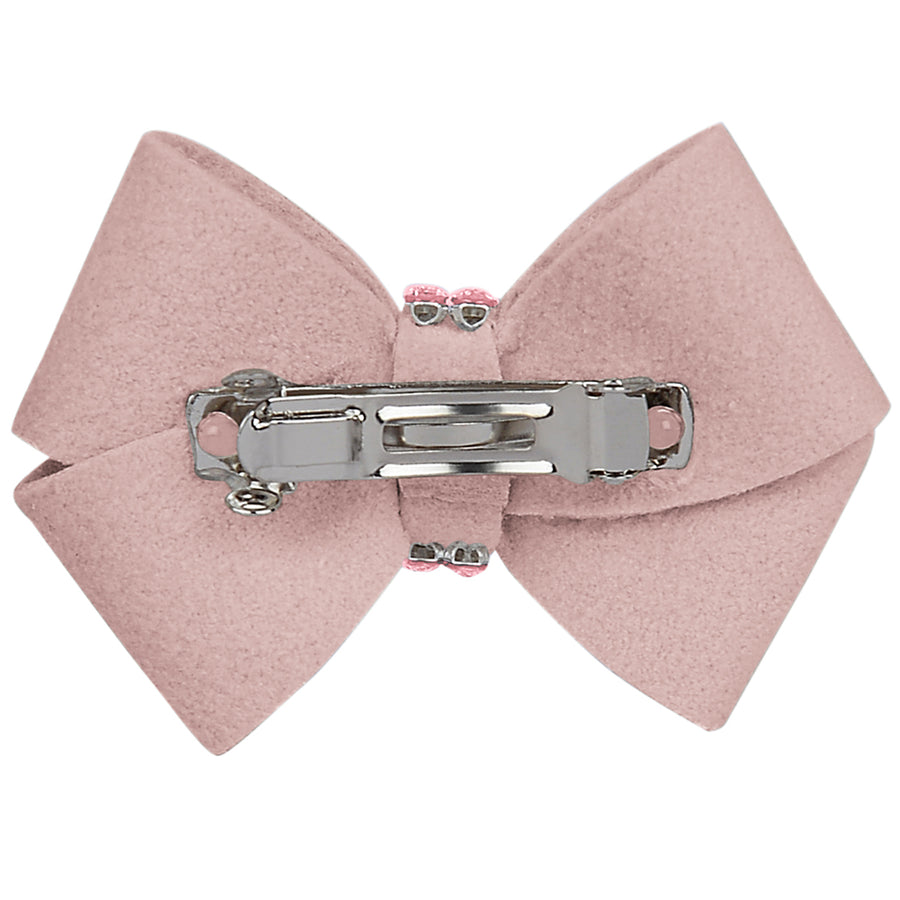 Rosewood Nouveau Bow with Pink Giltmore Hair Bow