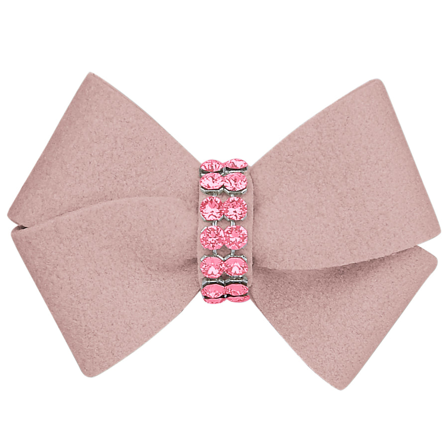 Rosewood Nouveau Bow with Pink Giltmore Hair Bow