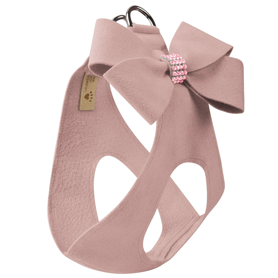 Rosewood Nouveau Bow with Pink Giltmore Step In Harness