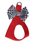 Classic Glen Houndstooth Nouveau Bow Step In Harness