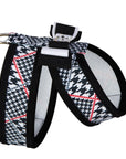 Really Big Bow Classic Glen Houndstooth Tinkie Harness with Black Trim