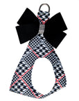Black Nouveau Bow Step In Harness