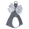 Polka Dot Nouveau Bow Step In Harness by Susan Lanci Designs - front view