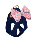 PeachesNCream Glen Houndstooth Nouveau Bow Step In Harness