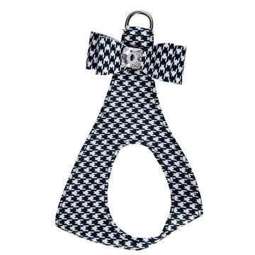 Houndstooth Big Bow Step In Harness