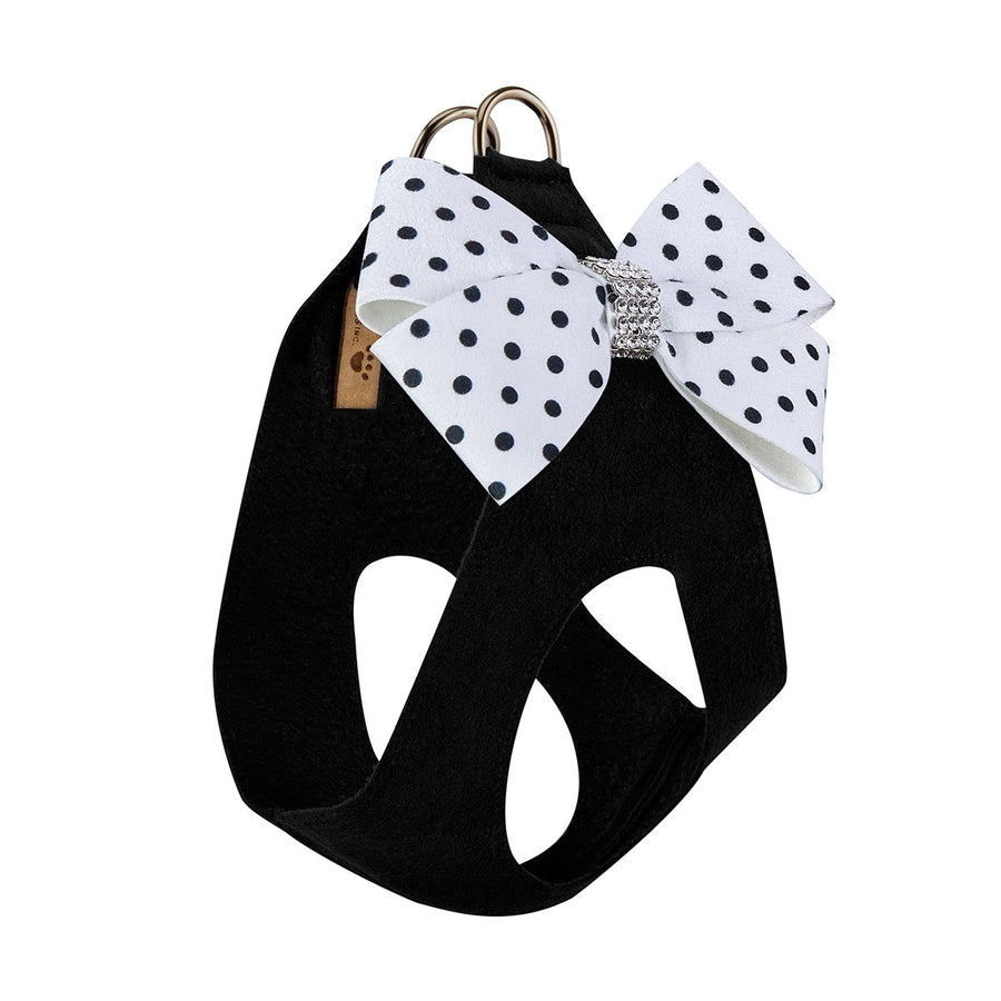 Polka Dot Nouveau Bow Step in Harness