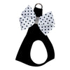 Polka Dot Nouveau Bow Step in Harness by Susan Lanci Designs - front view