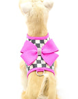 Pink Sapphire Nouveau Bow Bailey Harness with Pink Sapphire Trim