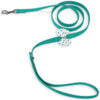 Bimini Polka Dot Nouveau Bow Leash with Aurora Borealis Giltmore