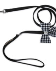 Houndstooth Tail Bow Leash