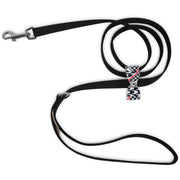 Classic Glen Houndstooth Big Bow Leash