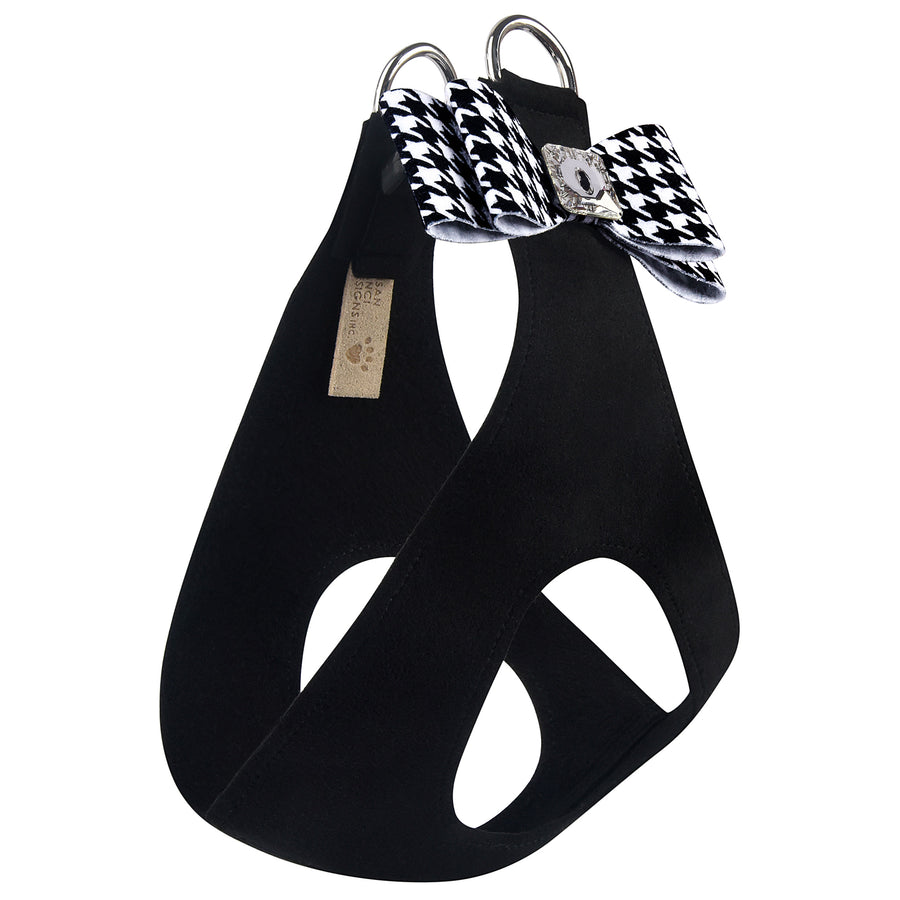 Houndstooth Big Bow Step In Harness