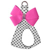 Pink Sapphire Giltmore Nouveau Bow Step In Harness Pretty Pastels by Susan Lanci Designs - front view