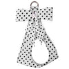 Polka Dot Tail Bow Step In Harness by Susan Lanci Designs - front view.