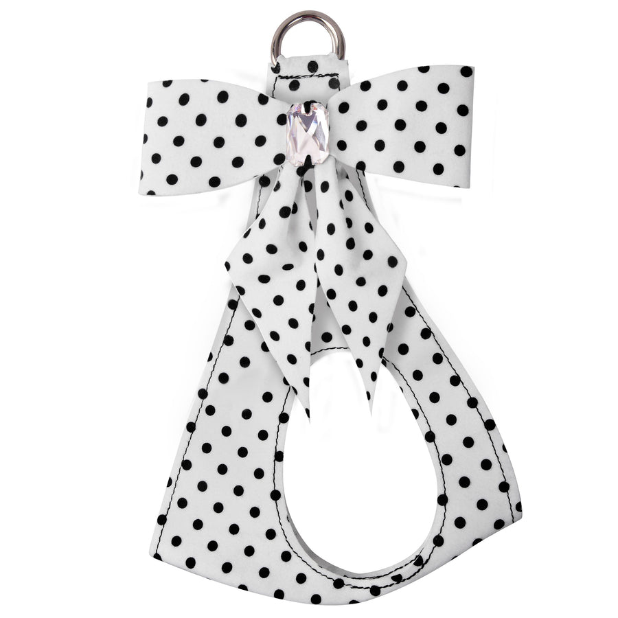 Polka Dot Tail Bow Step In Harness