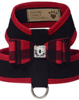 Red Gingham Big Bow Tinkie Harness with Red Trim