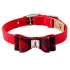Scotty Chestnut Plaid Big Bow Collar