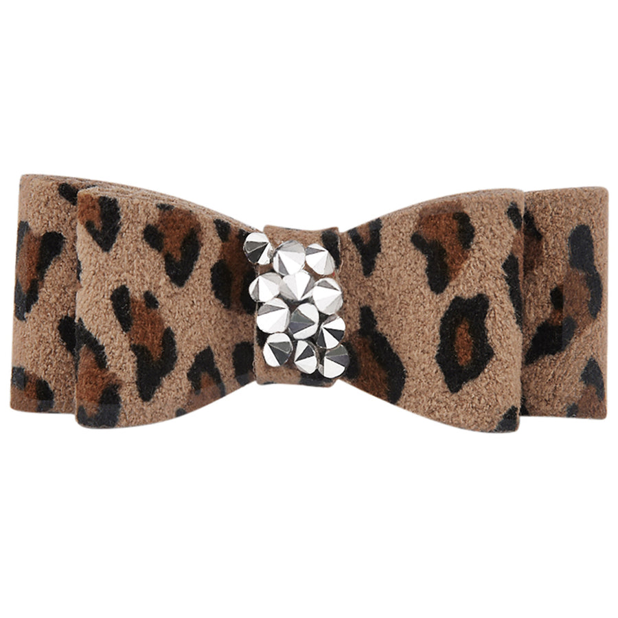 Cheetah Couture Crystal Rocks Hair Bow