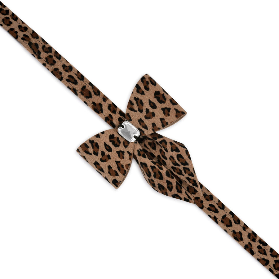 Cheetah Couture Tail Bow Leash