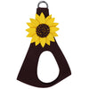 Sunflower Step In Harness from the Flower Power Collection by Susan Lanci Designs - front view