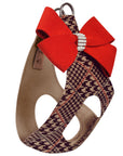 Red Pepper Nouveau Bow Step In Harness