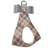 Fifi's Bow Gingham Step In Harness by Susan Lanci Designs - front view.