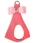 Puppy Pink Big Bow Step In Harness