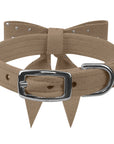 Silver Stardust Tail Bow Collar