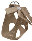 Silver Stardust Tail Bow Step In Harness-Classic Neutrals