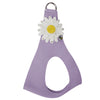 Large Daisy AB Crystal Center Step In Harness Pretty Pastels by Susan Lanci Designs - front view lavender
