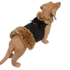 Velvet Bow Brown Lynx Fur Coat