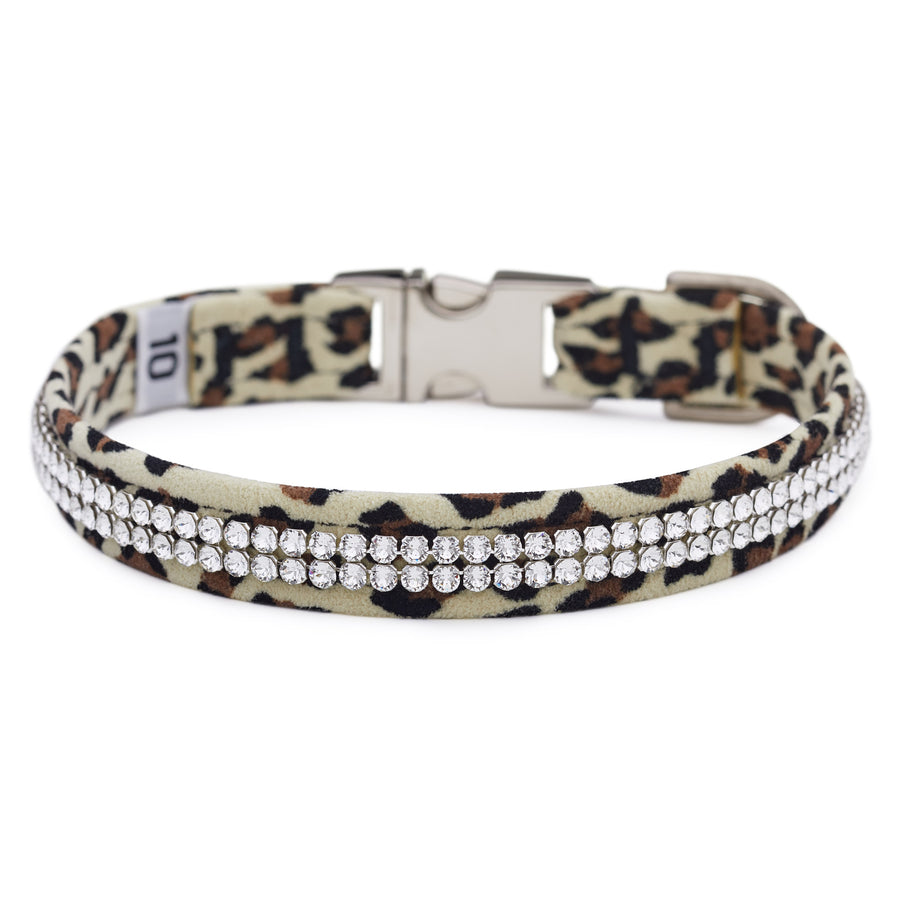 Cheetah Light 2 Row Giltmore Perfect Fit Collar