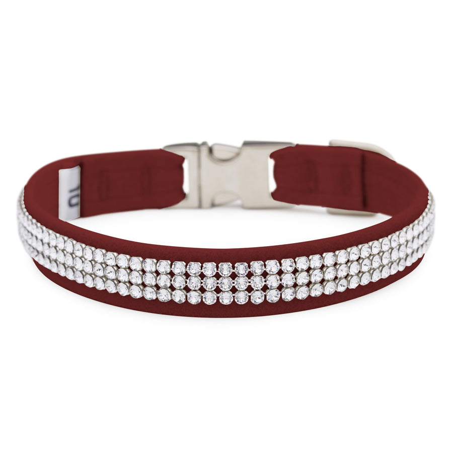 Burgundy 3 Row Giltmore Perfect Fit Collar