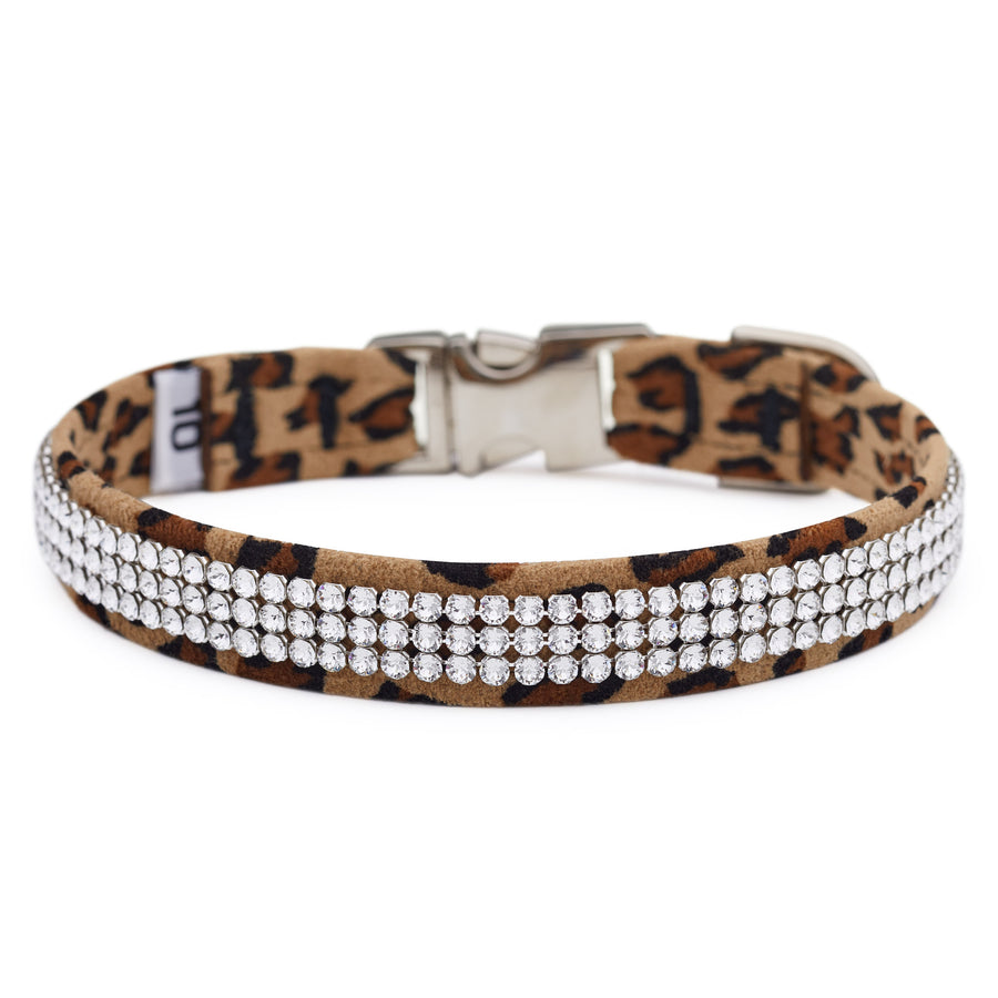 Cheetah 3 Row Giltmore Perfect Fit Collar