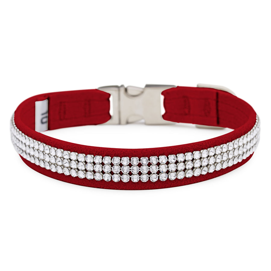 Red 3 Row Giltmore Perfect Fit Collar