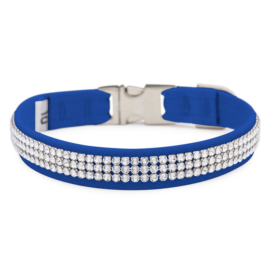 Royal Blue 3 Row Giltmore Perfect Fit Collar