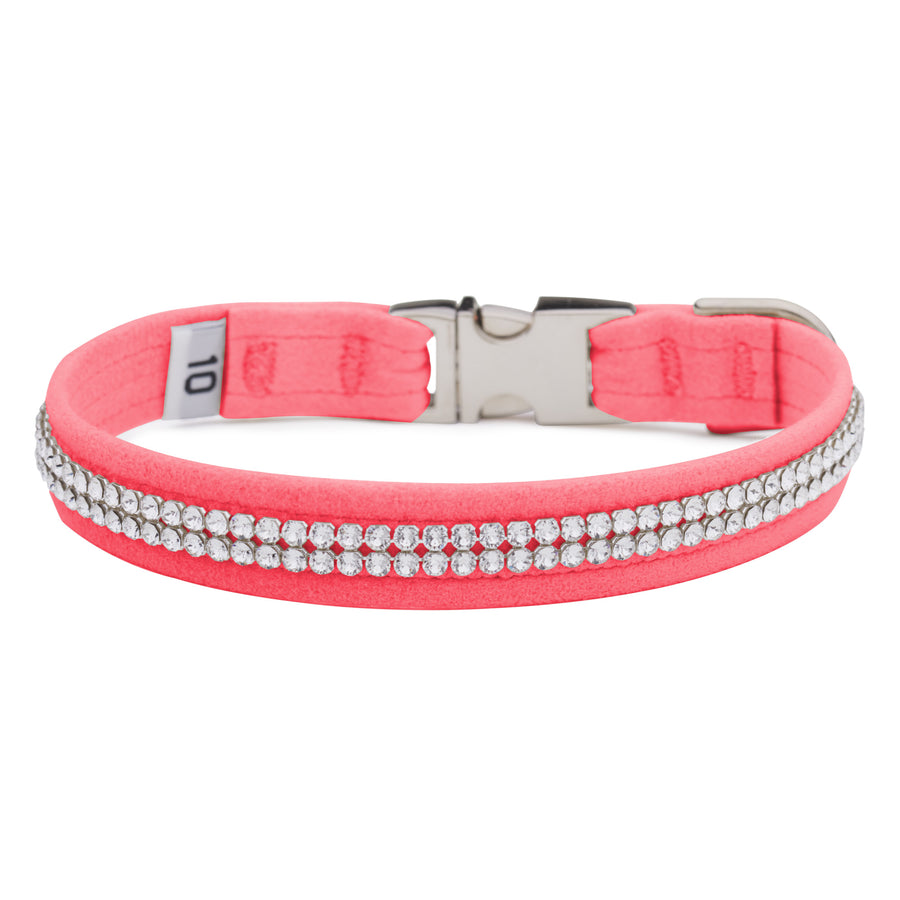 Perfect Pink 2 Row Giltmore Perfect Fit Collar
